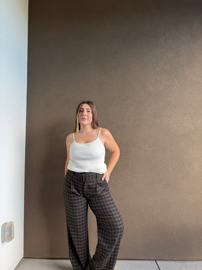 Vince Plaid Trousers (4)