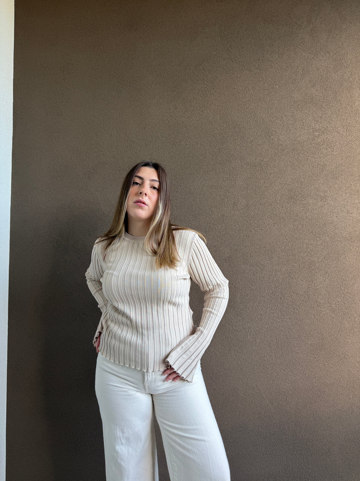 Dissh Ribbed Long Sleeve (M)