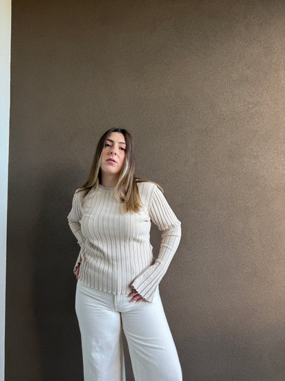 Dissh Ribbed Long Sleeve (M)