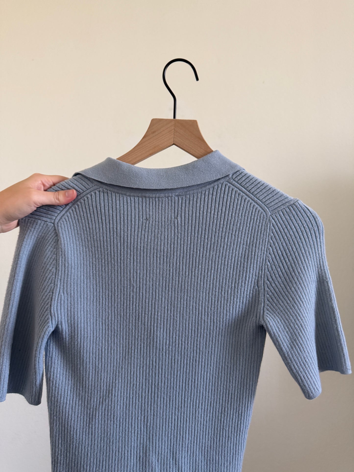 Blue Zip Up Top (S)