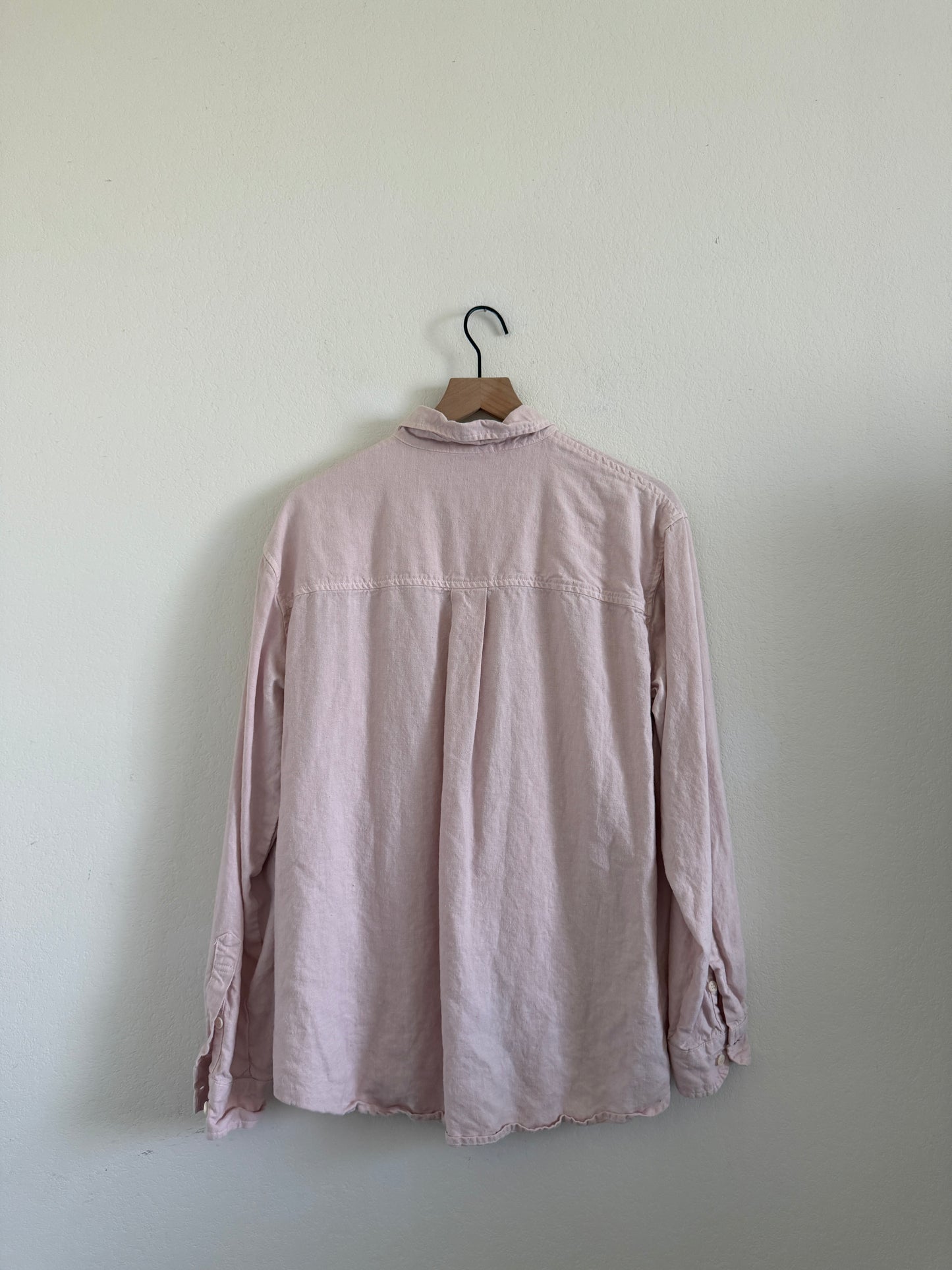 Pink Hemp Button Up(S)