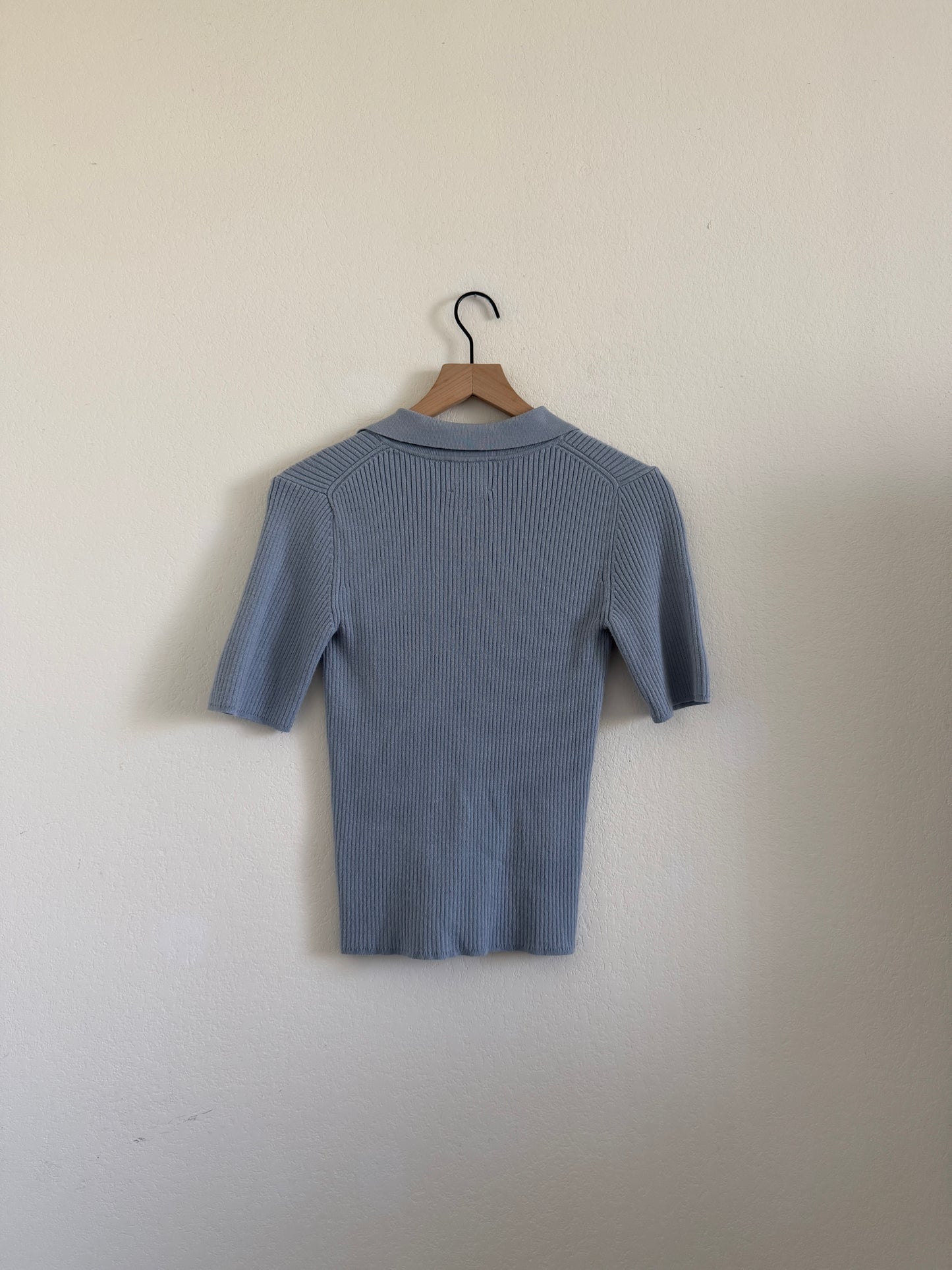 Blue Zip Up Top (S)