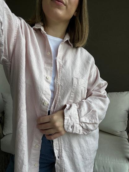 CP Shades Pink Button Up (S)