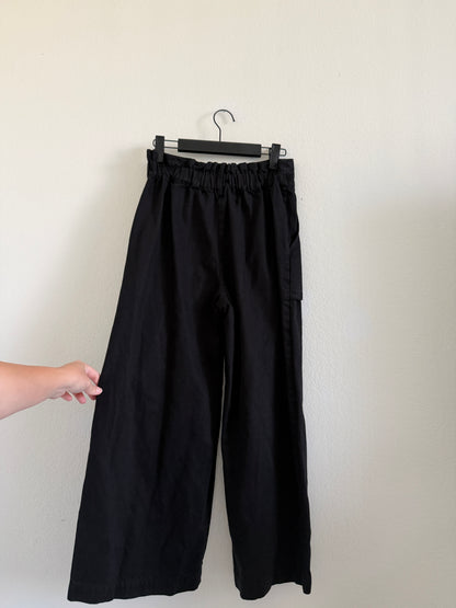 Black Wide Leg Pants (S)