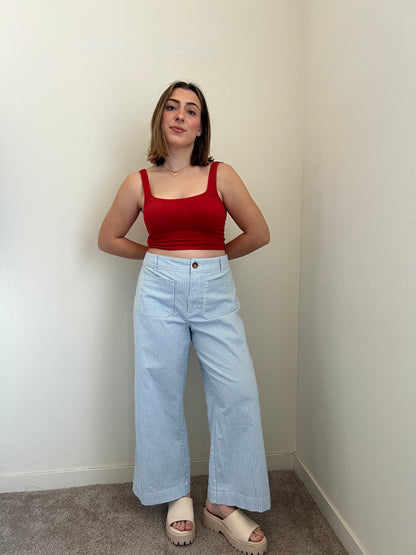 Blue Striped Wide Leg (12)