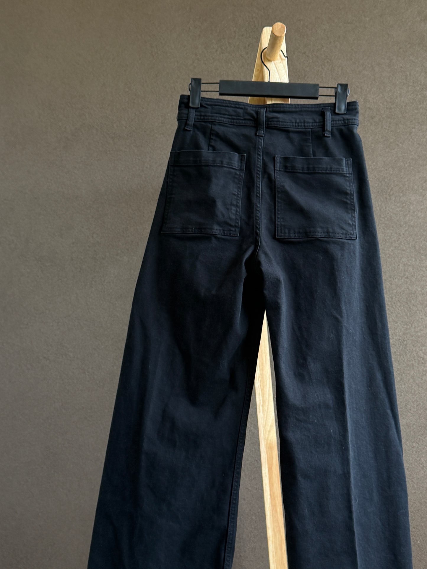 Black Zara Marine Straight Jeans (4)
