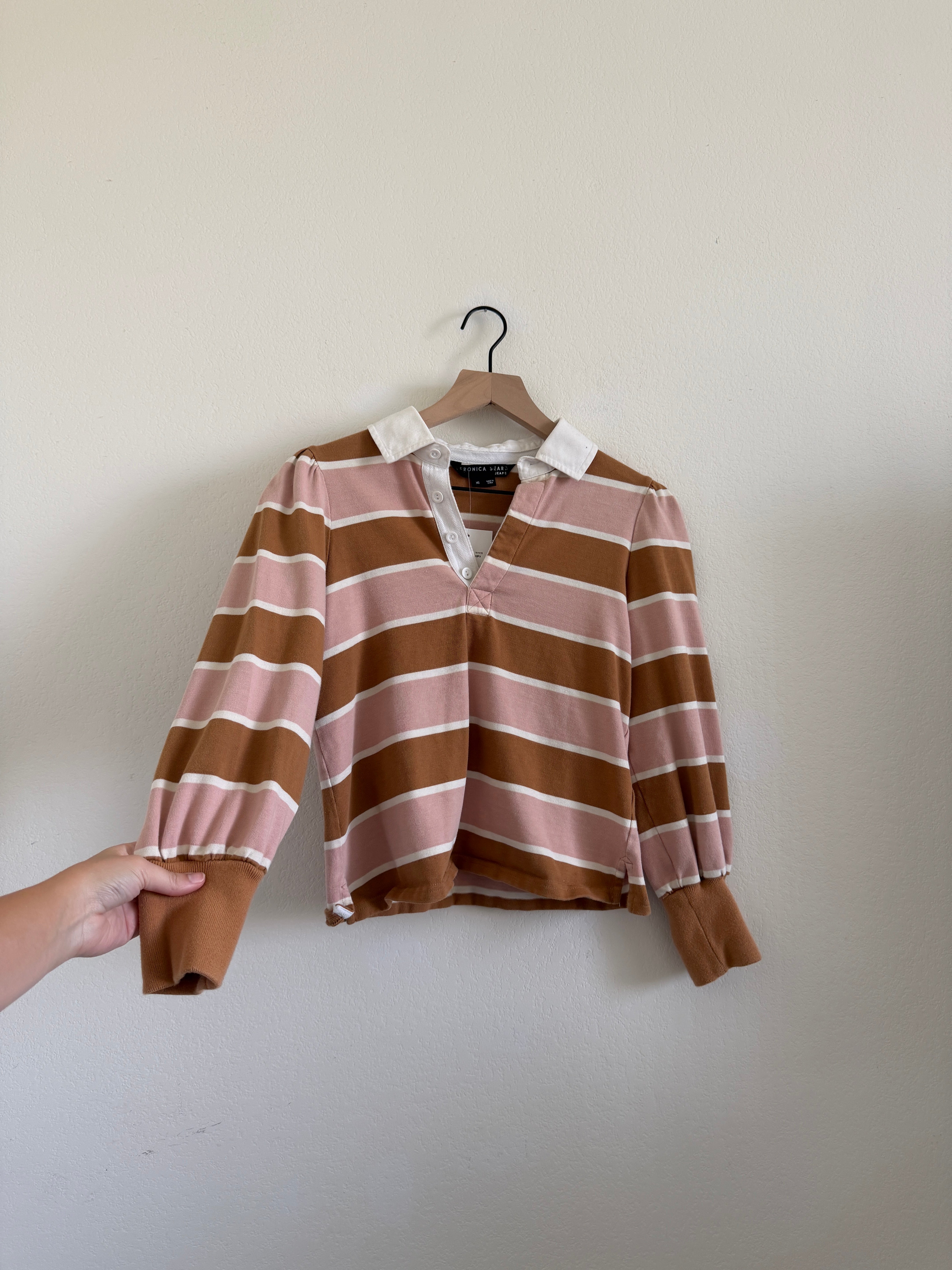 Veronica Beard Rugby Henley (XS)