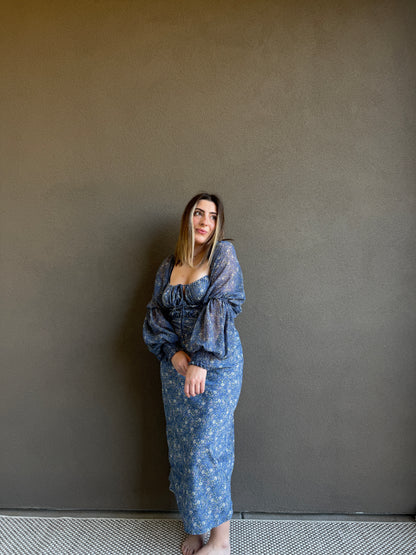 Free People Midi Dress (S)