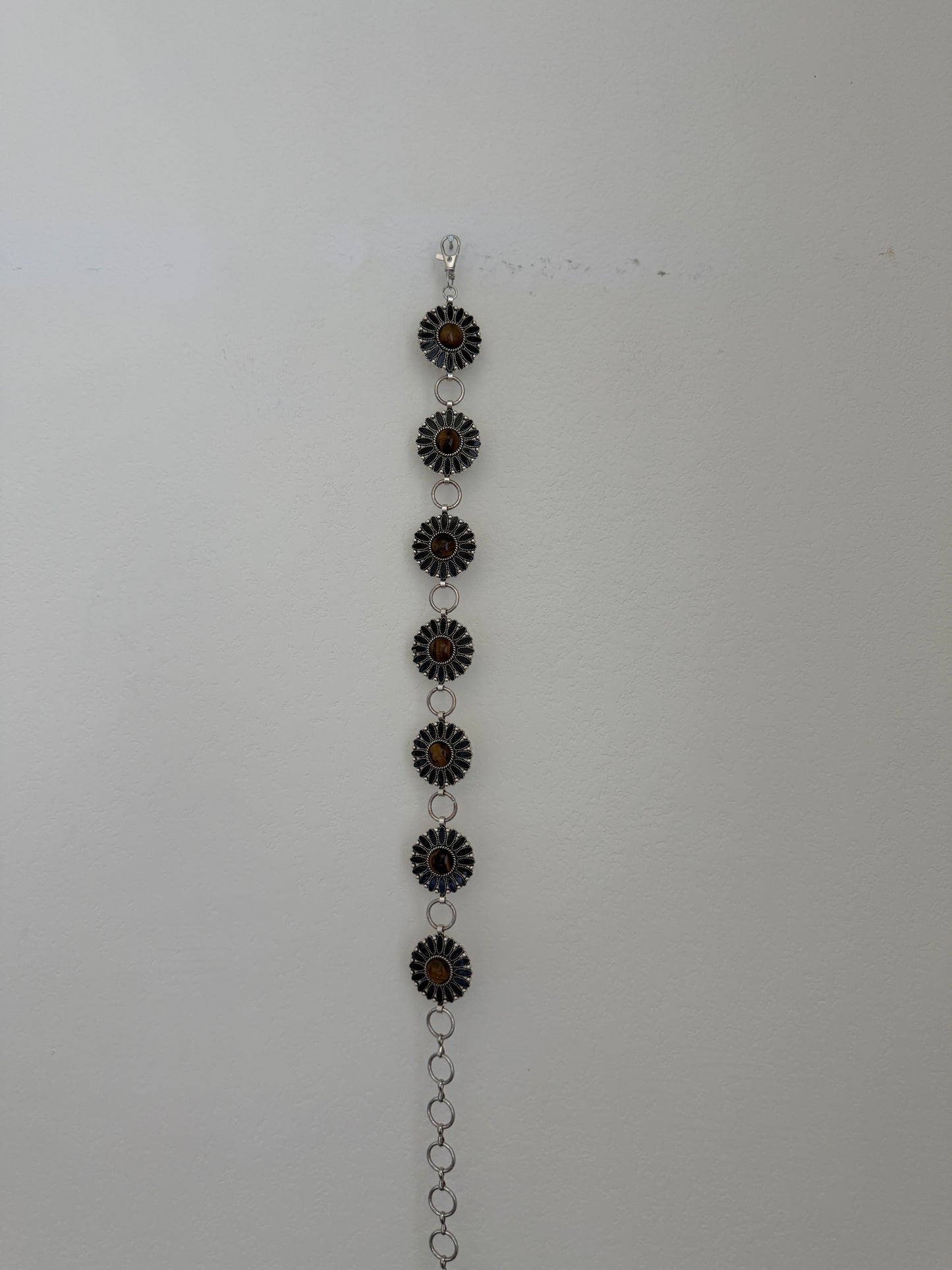 Concho Stone Metal Belt