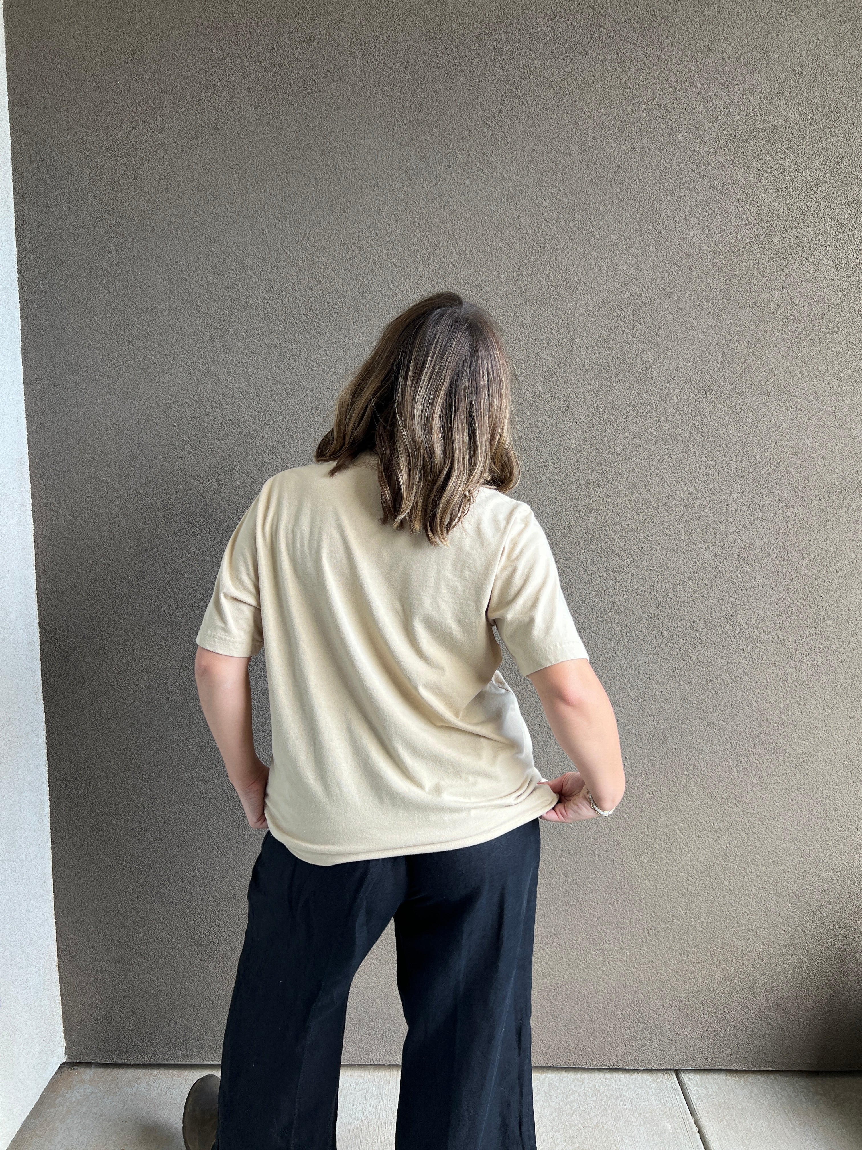 DT Original Pumpkin Mockneck Tee (L)