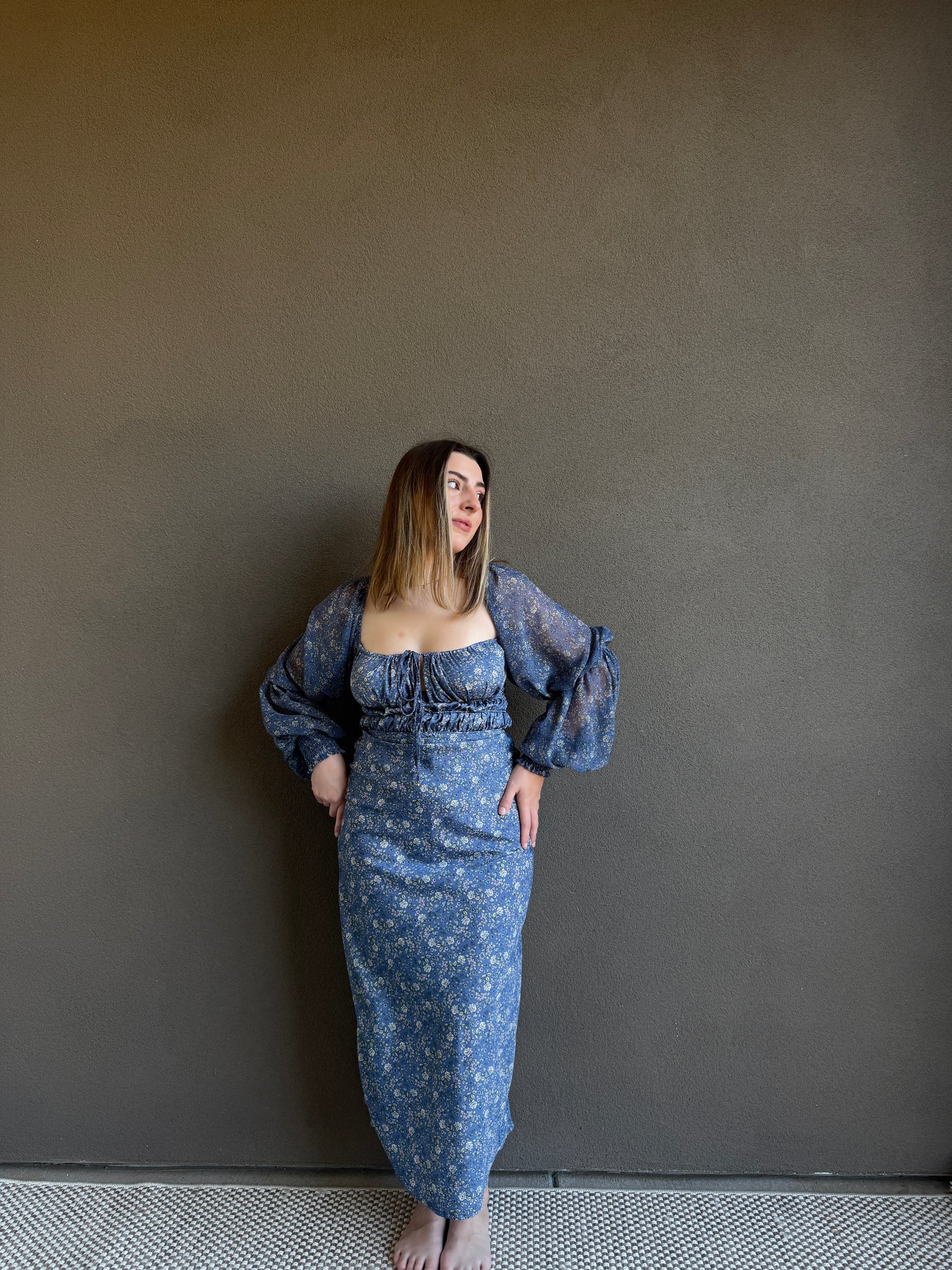 Free People Midi Dress (S)