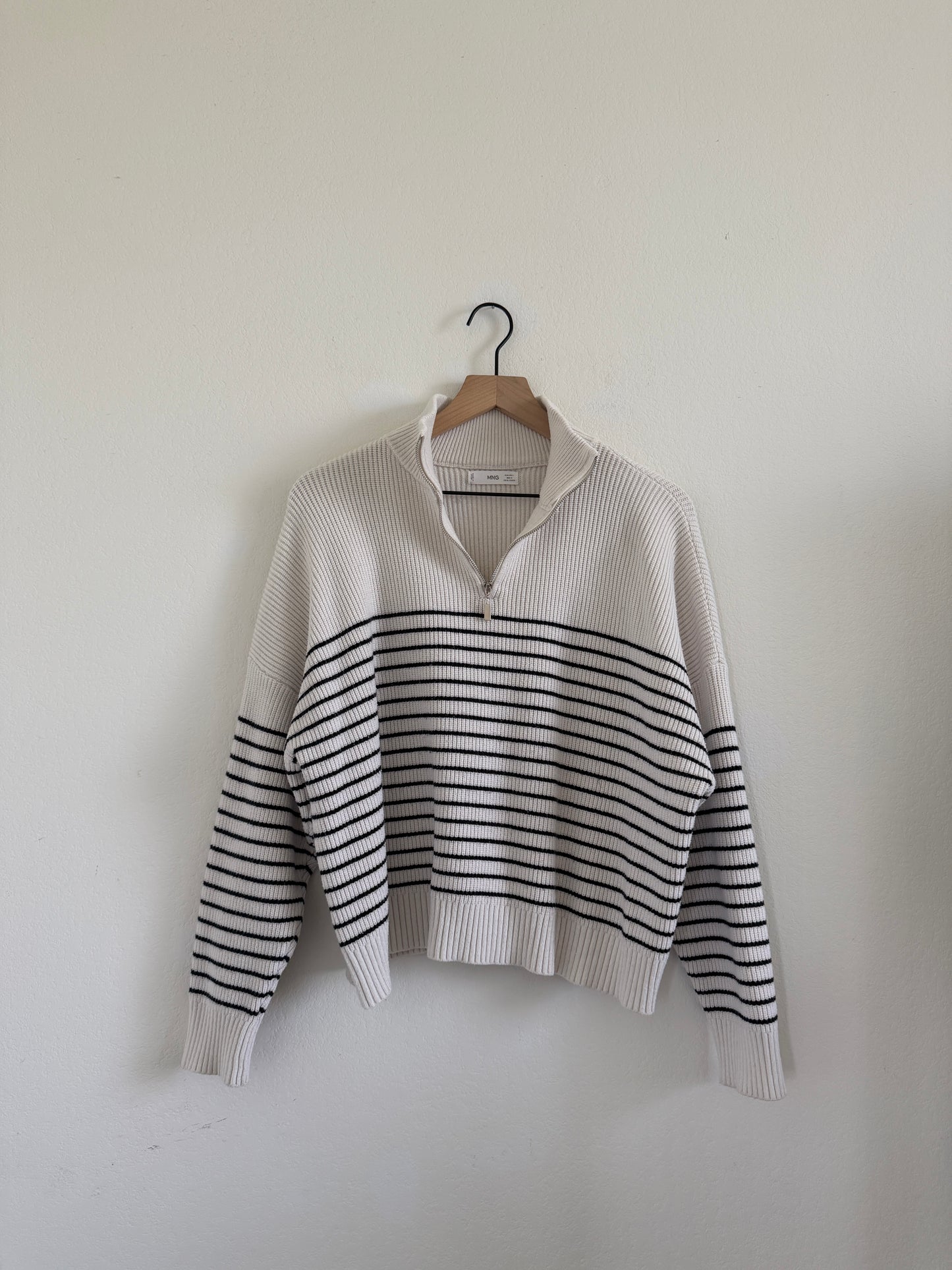 Striped Quarter Zip (L)