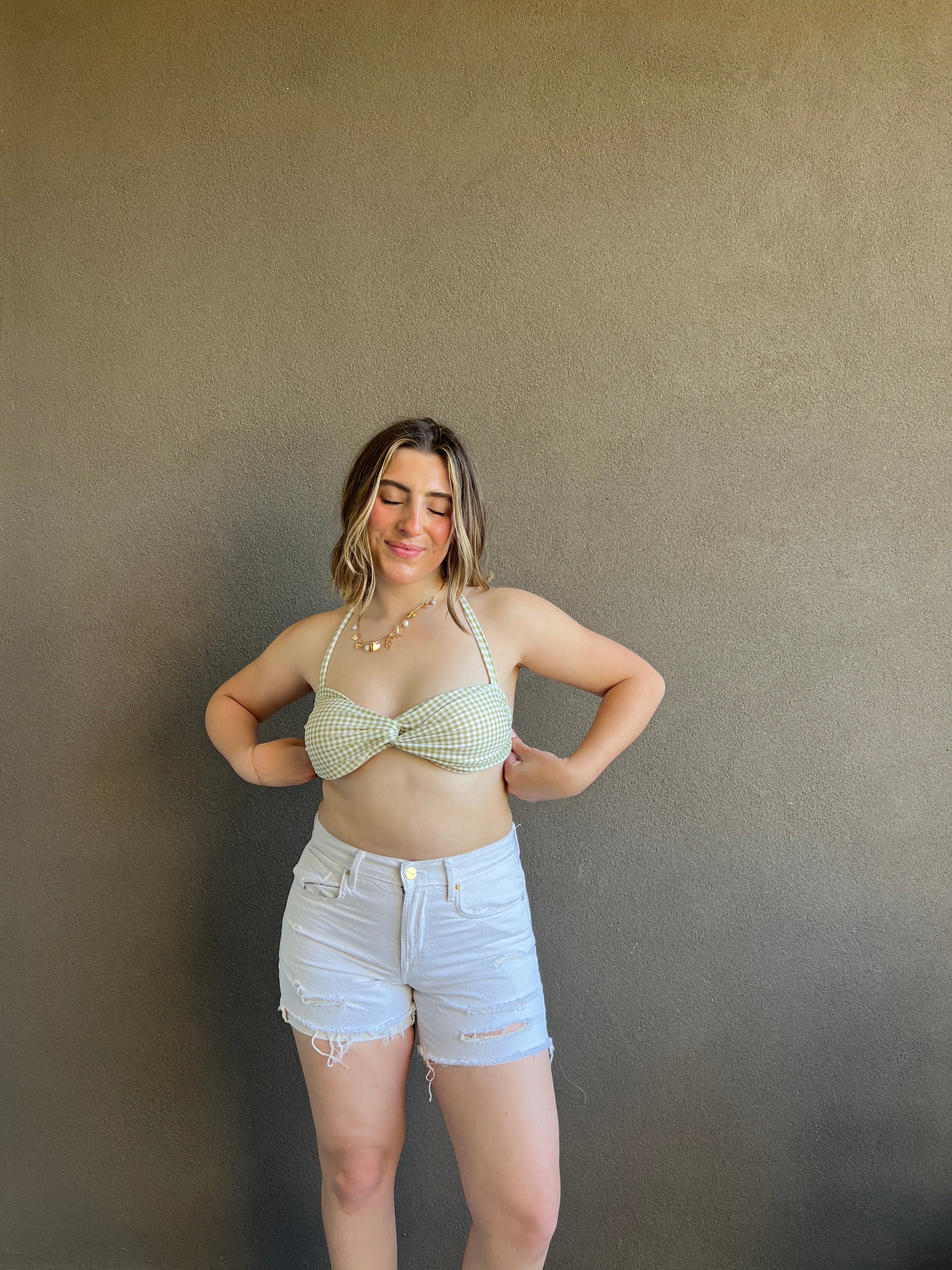 Cream Frame Denim Short (26)