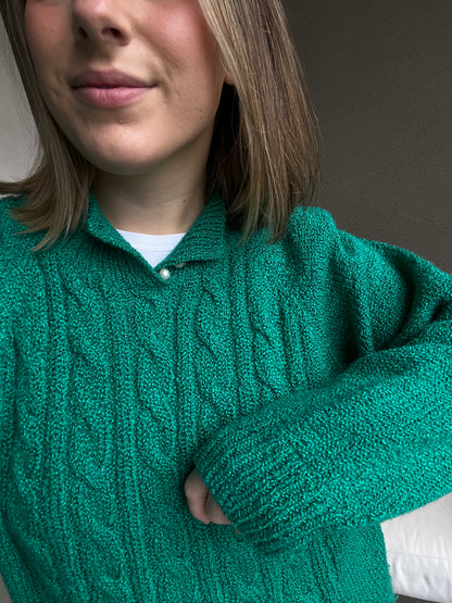 Vintage Emerald Sweater (L)