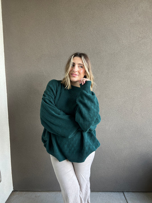 Vintage Emerald Sweater (2XL)