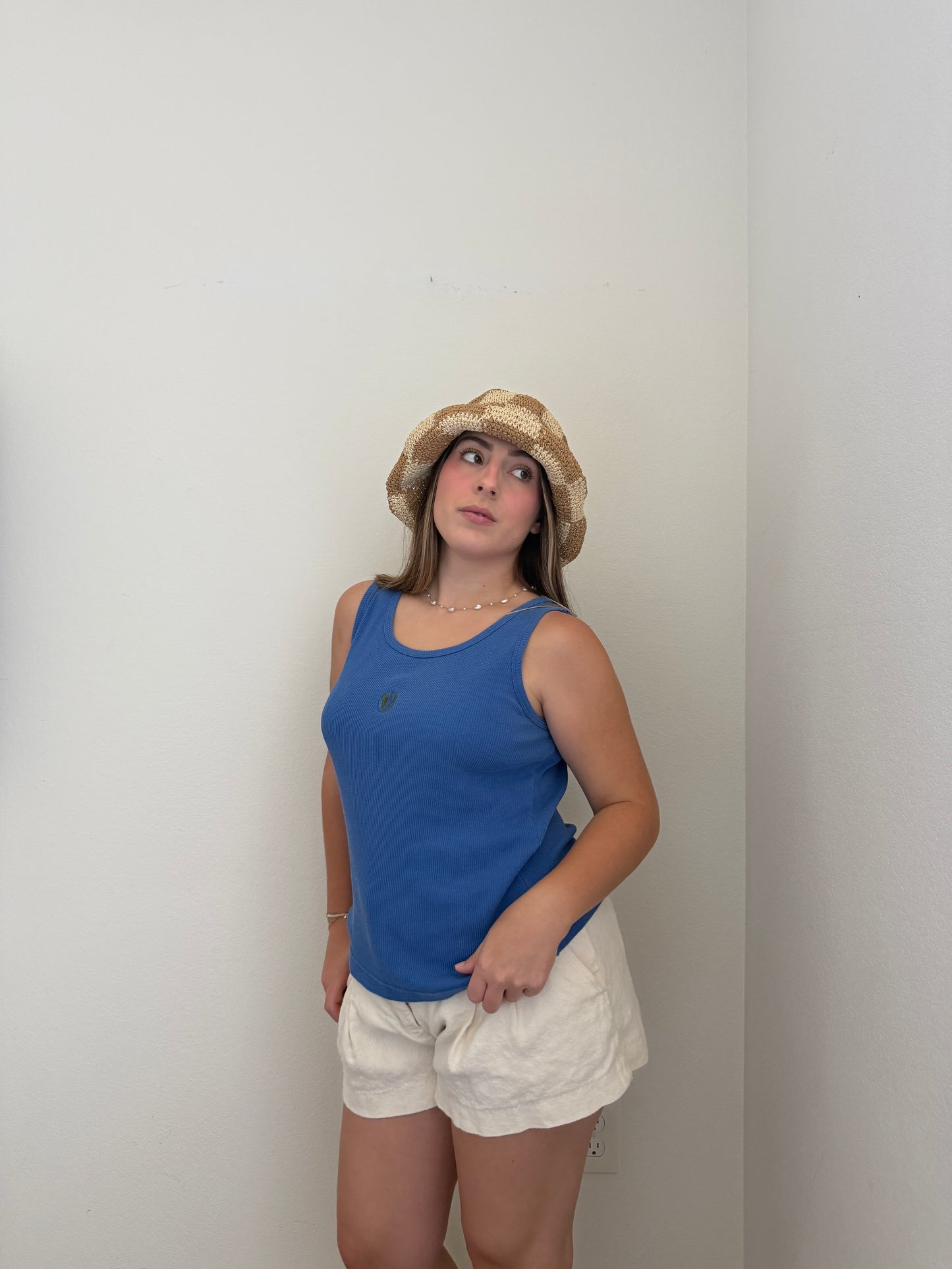 Earth Embroidered Original Tank (M)