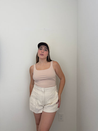 Nude Square Neck Bodysuit (S)