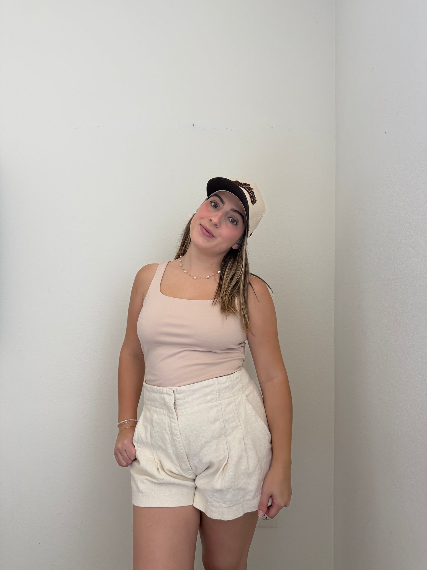 Nude Square Neck Bodysuit (S)