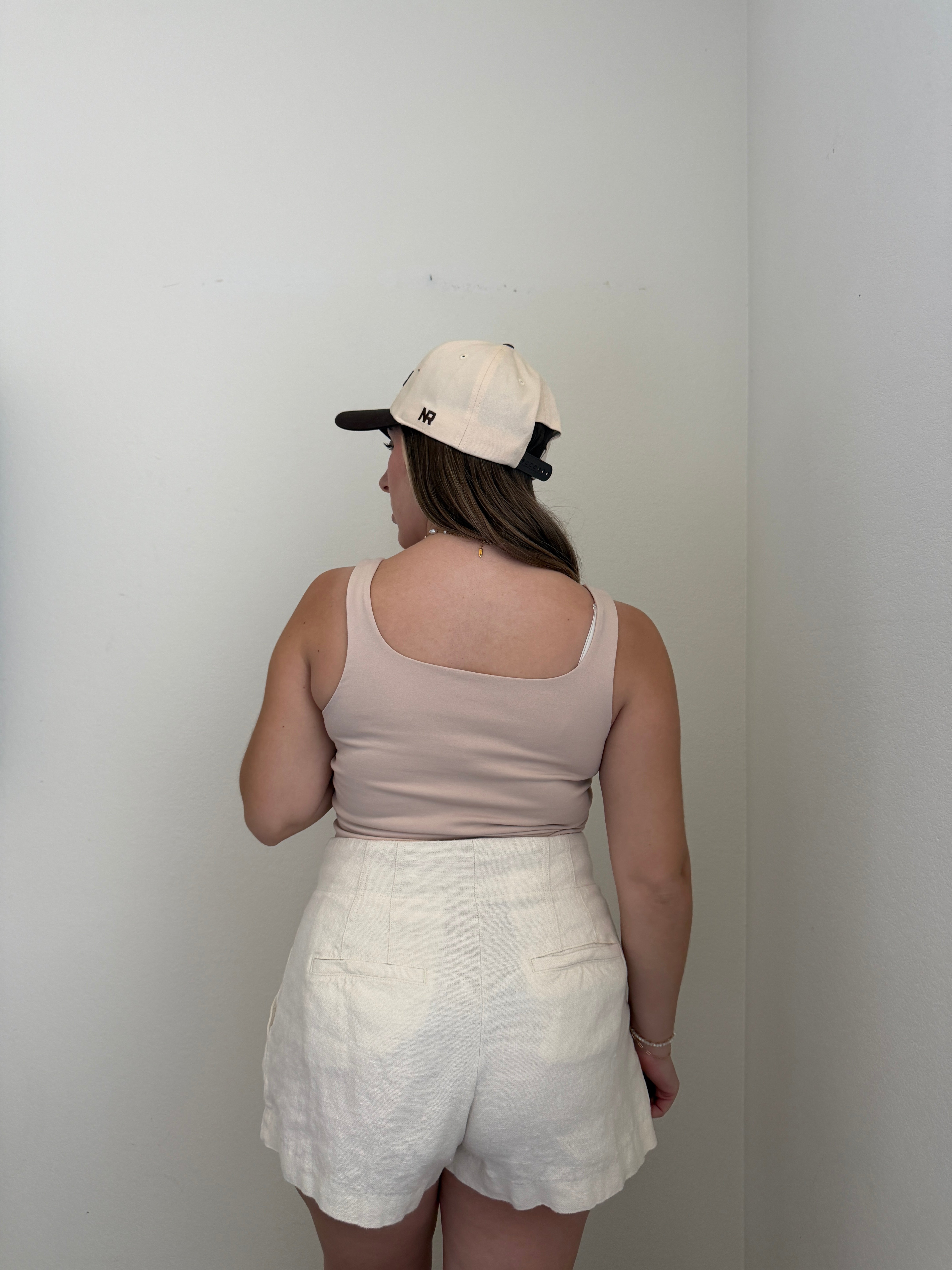 Nude Square Neck Bodysuit (S)