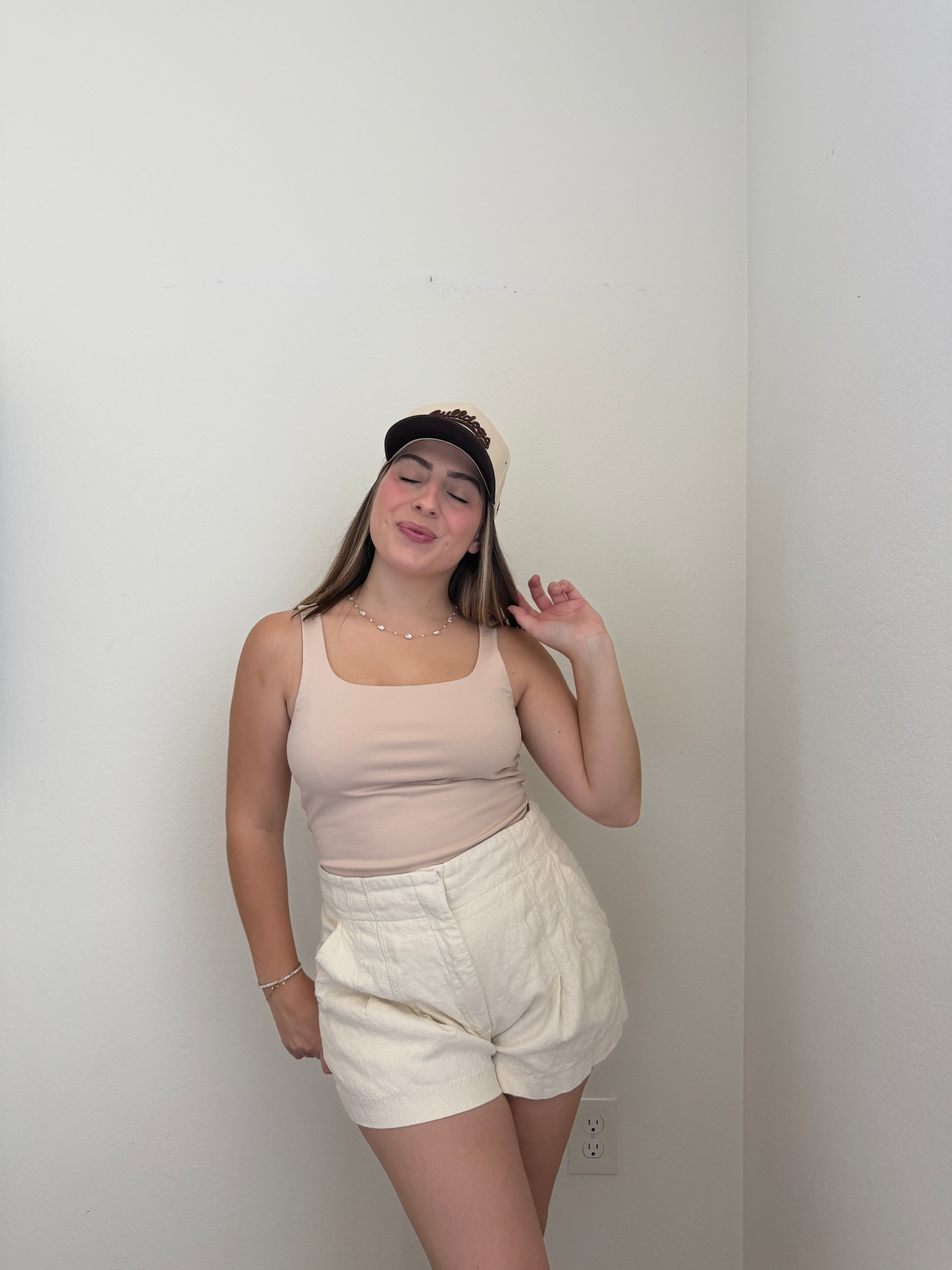 Nude Square Neck Bodysuit (S)