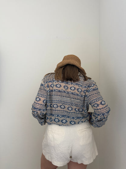 Sheer Floral Button Up (12)