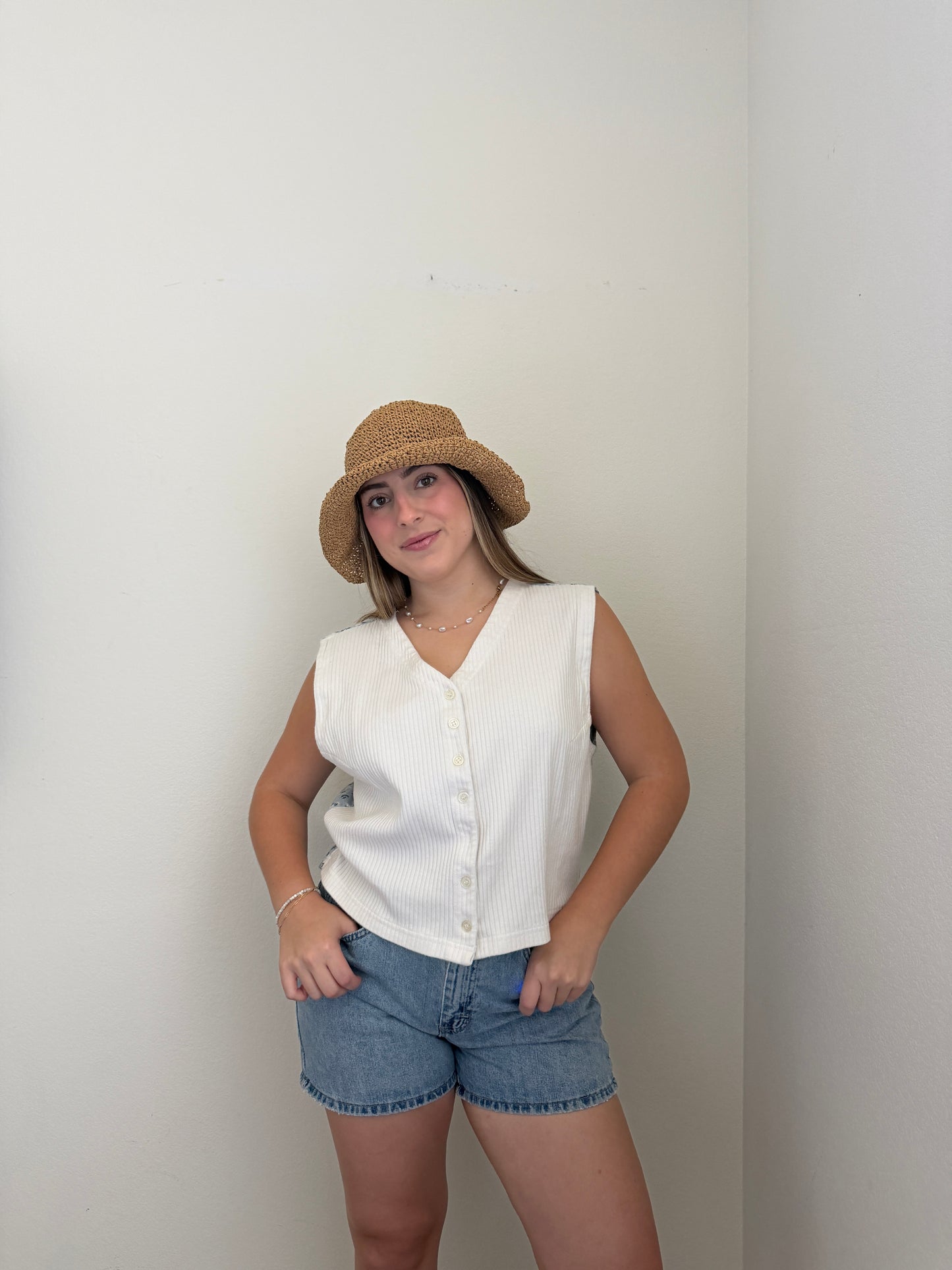 Two-Tone Floral Vest (14)
