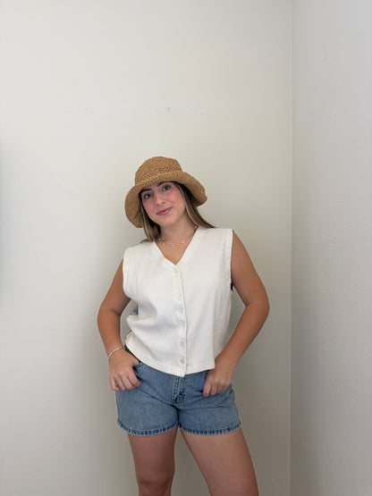 Two-Tone Floral Vest (14)