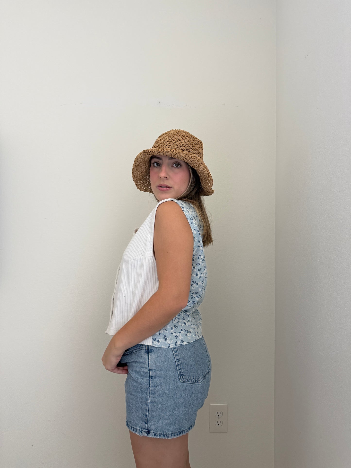 Two-Tone Floral Vest (14)
