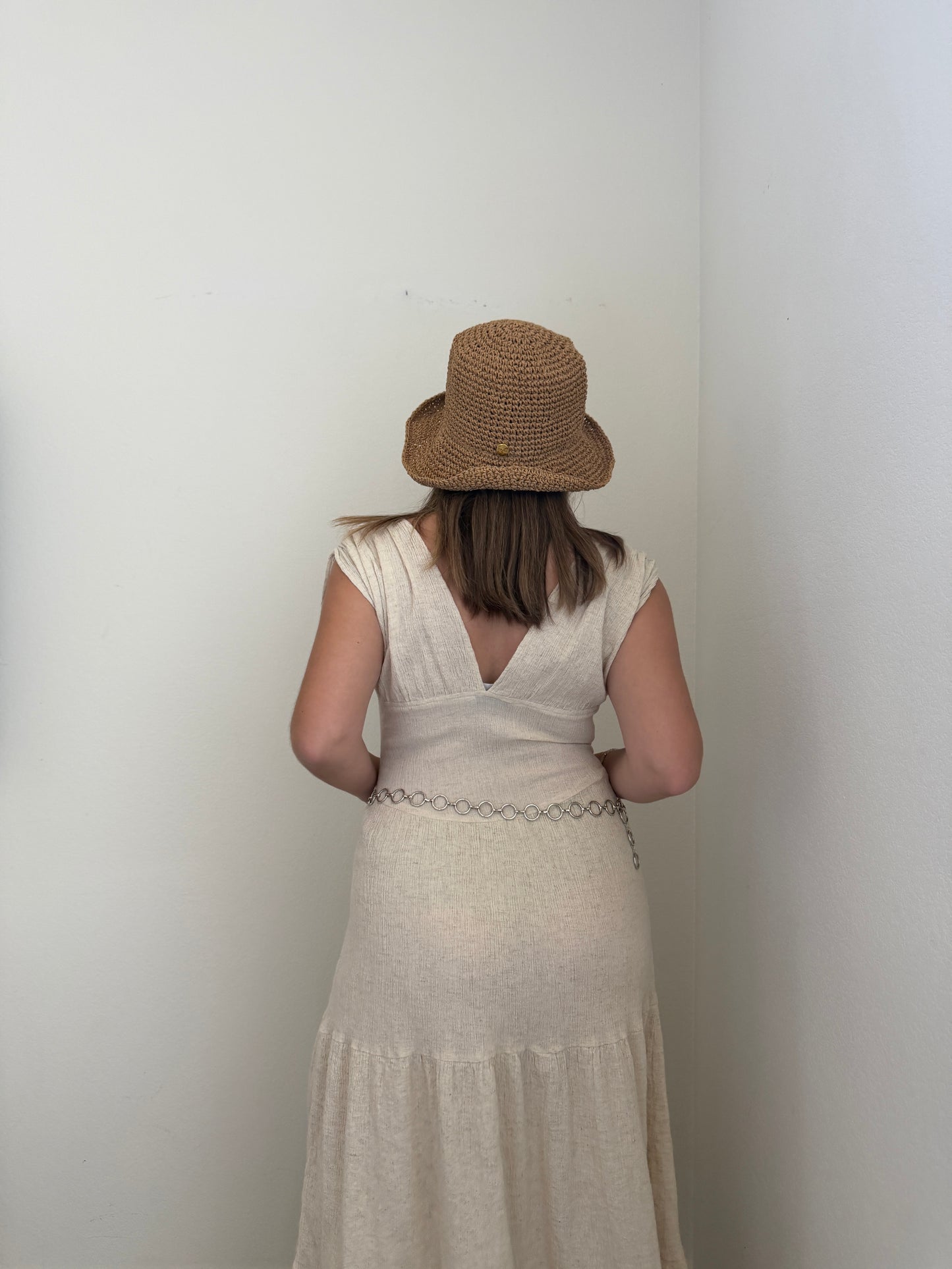 Linen Blend Midi Dress (6)