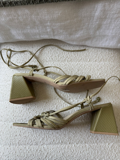 Green Wrap Heels (10)