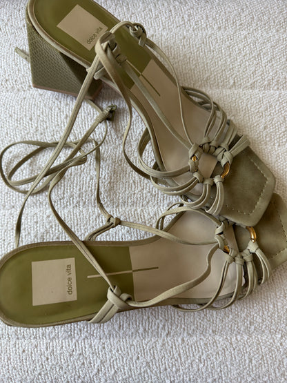 Green Wrap Heels (10)