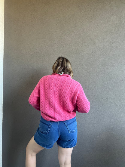 Vintage Pink Turtleneck (M)