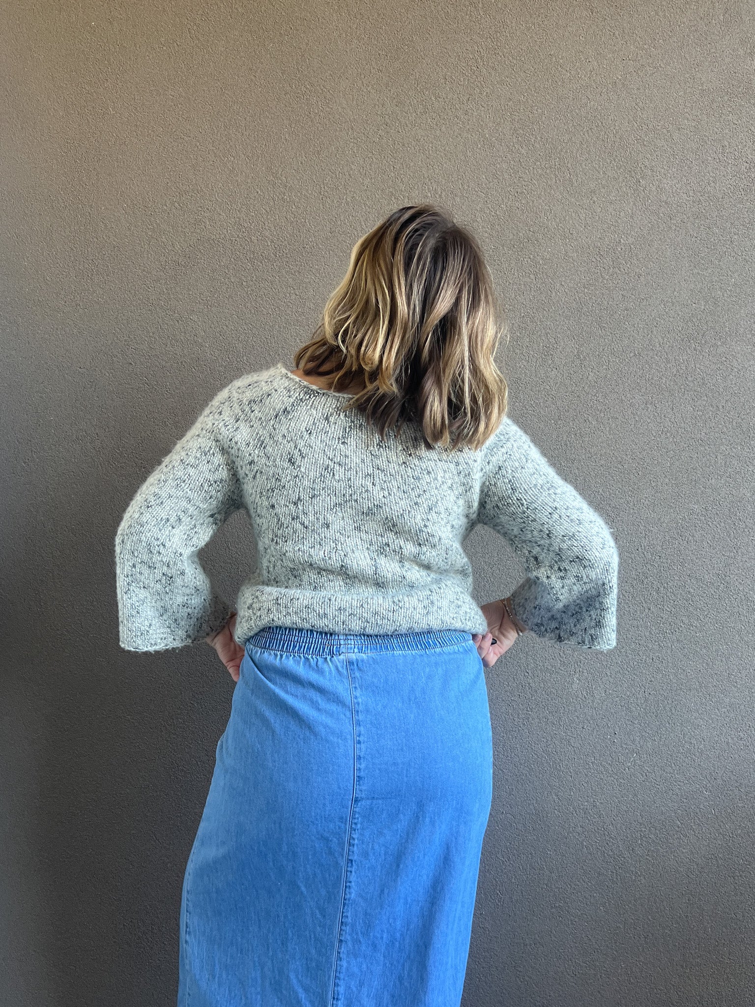 Marled Knit Sweater (M)