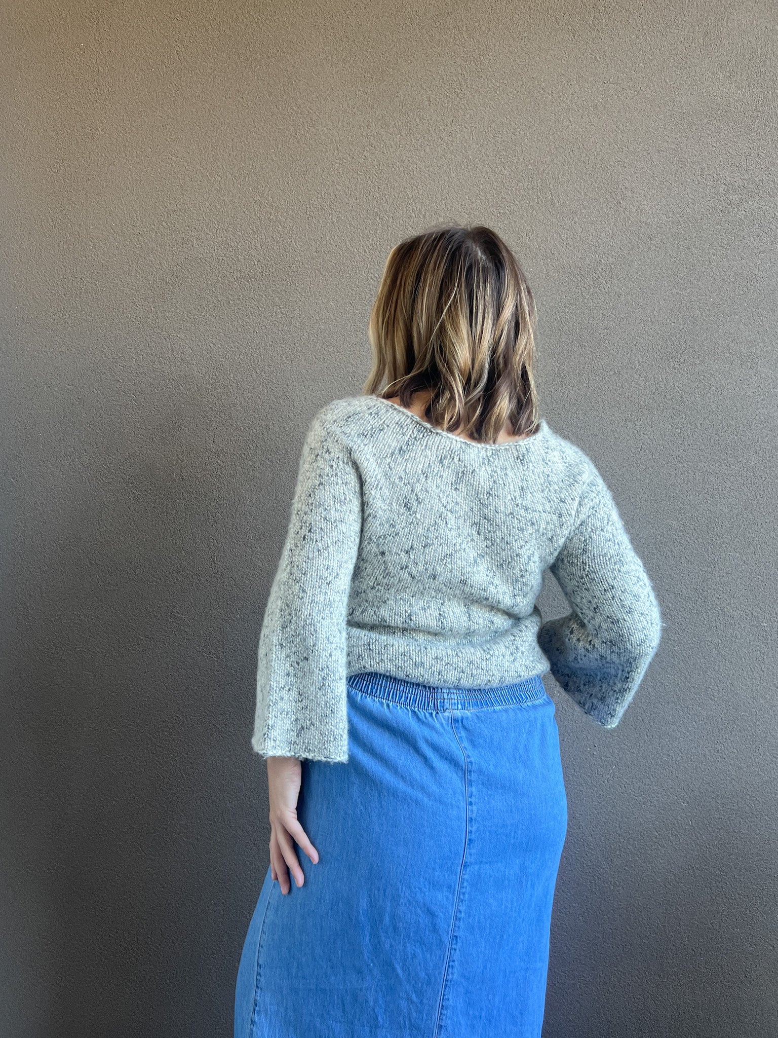 Marled Knit Sweater (M)
