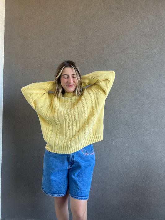 Vintage Sunshine Sweater (L)