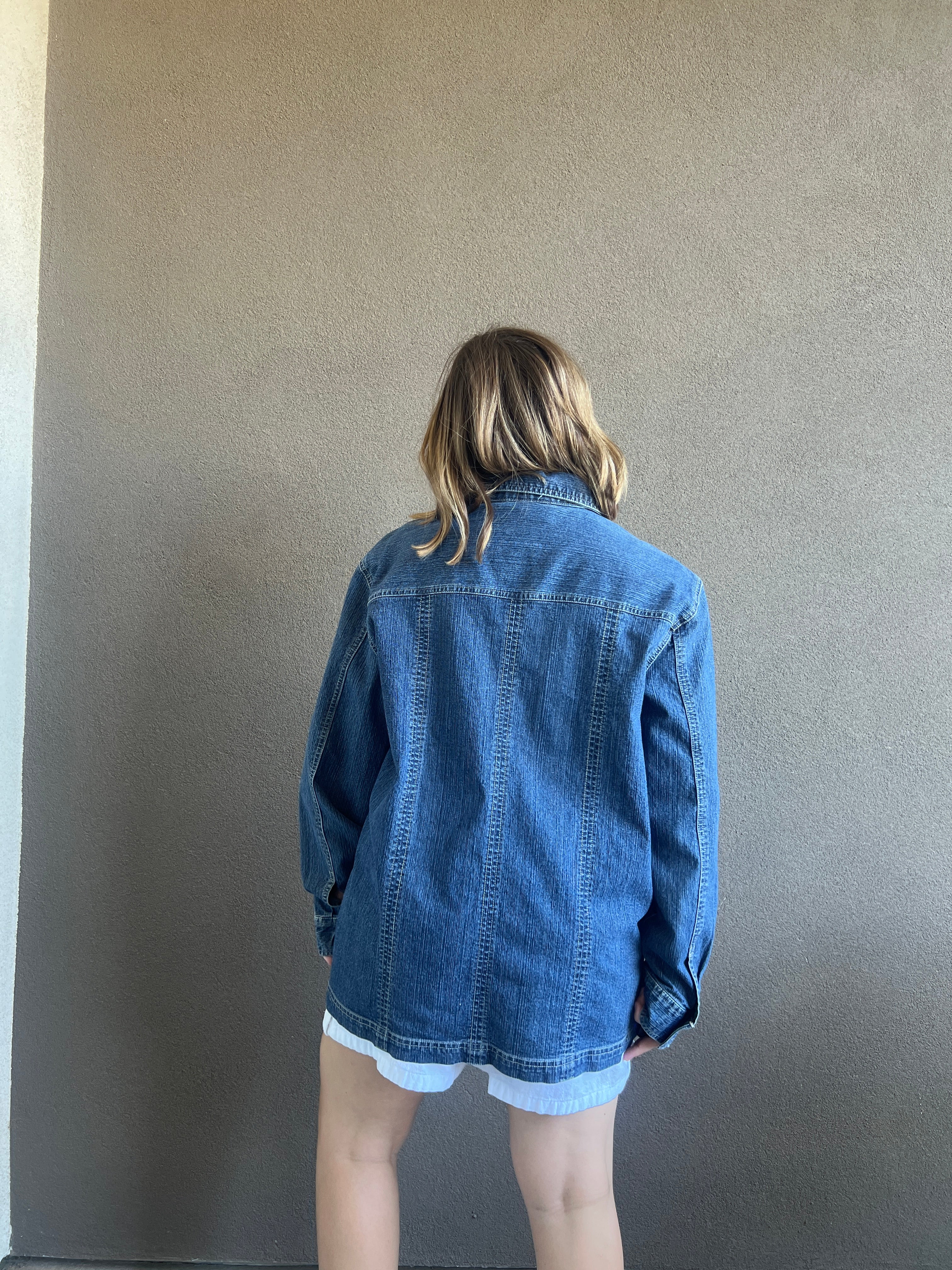 90's Denim Chore Coat (L)