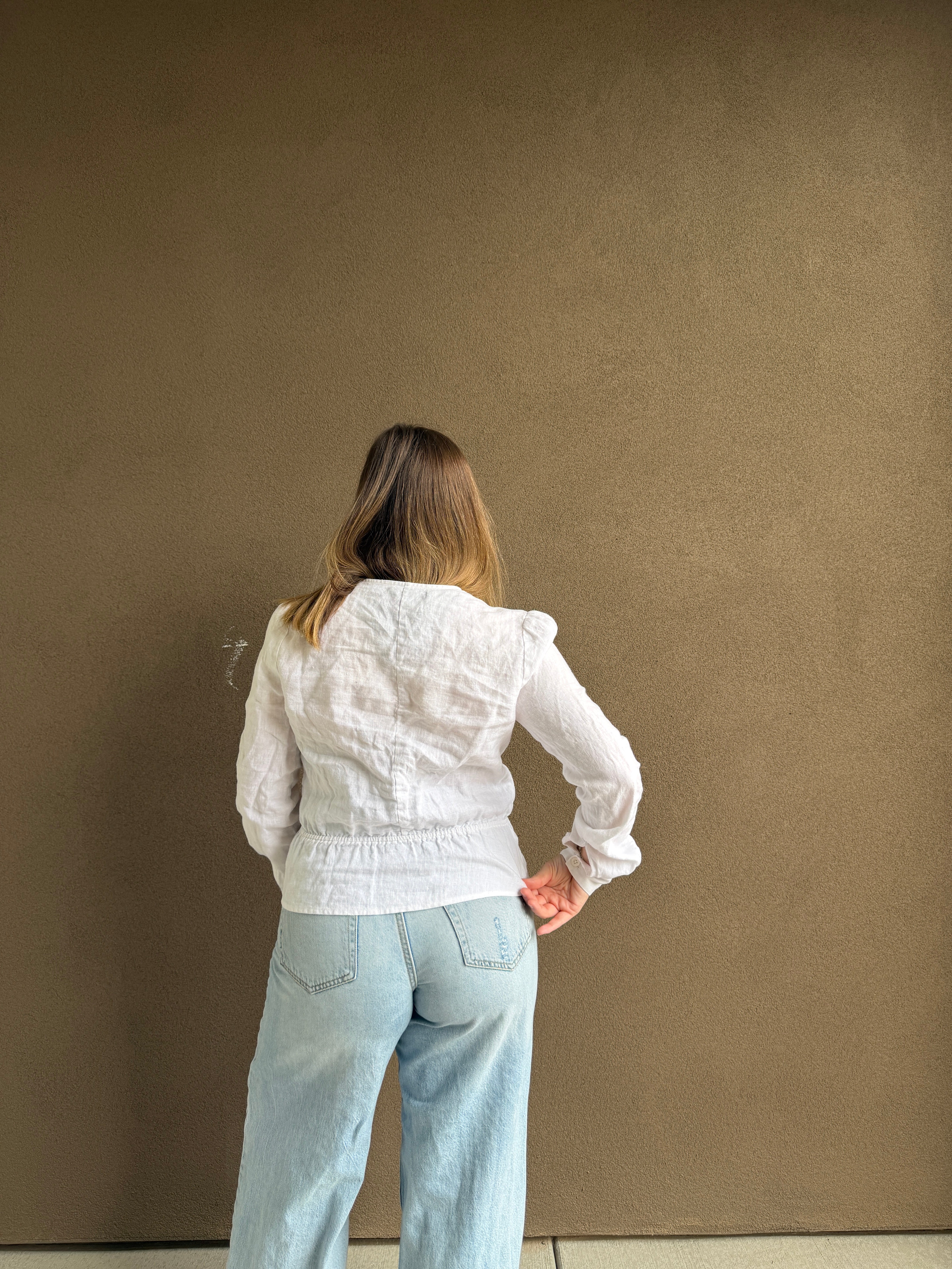 Reformation Linen Blouse (M)