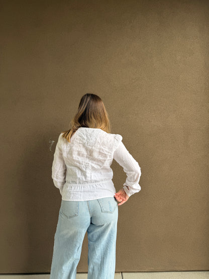 Reformation Linen Blouse (M)