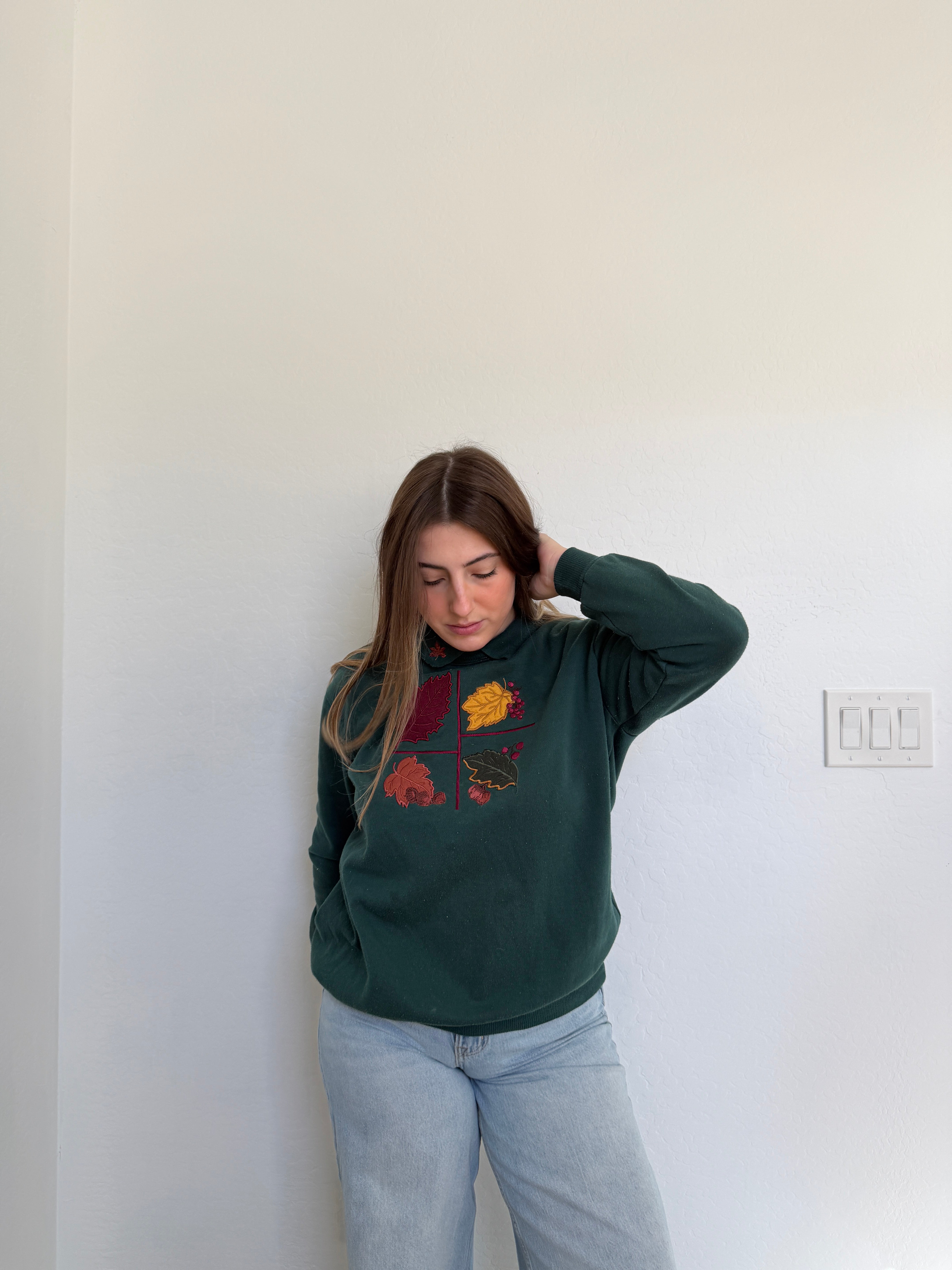 Falling Leaves Crewneck (M)