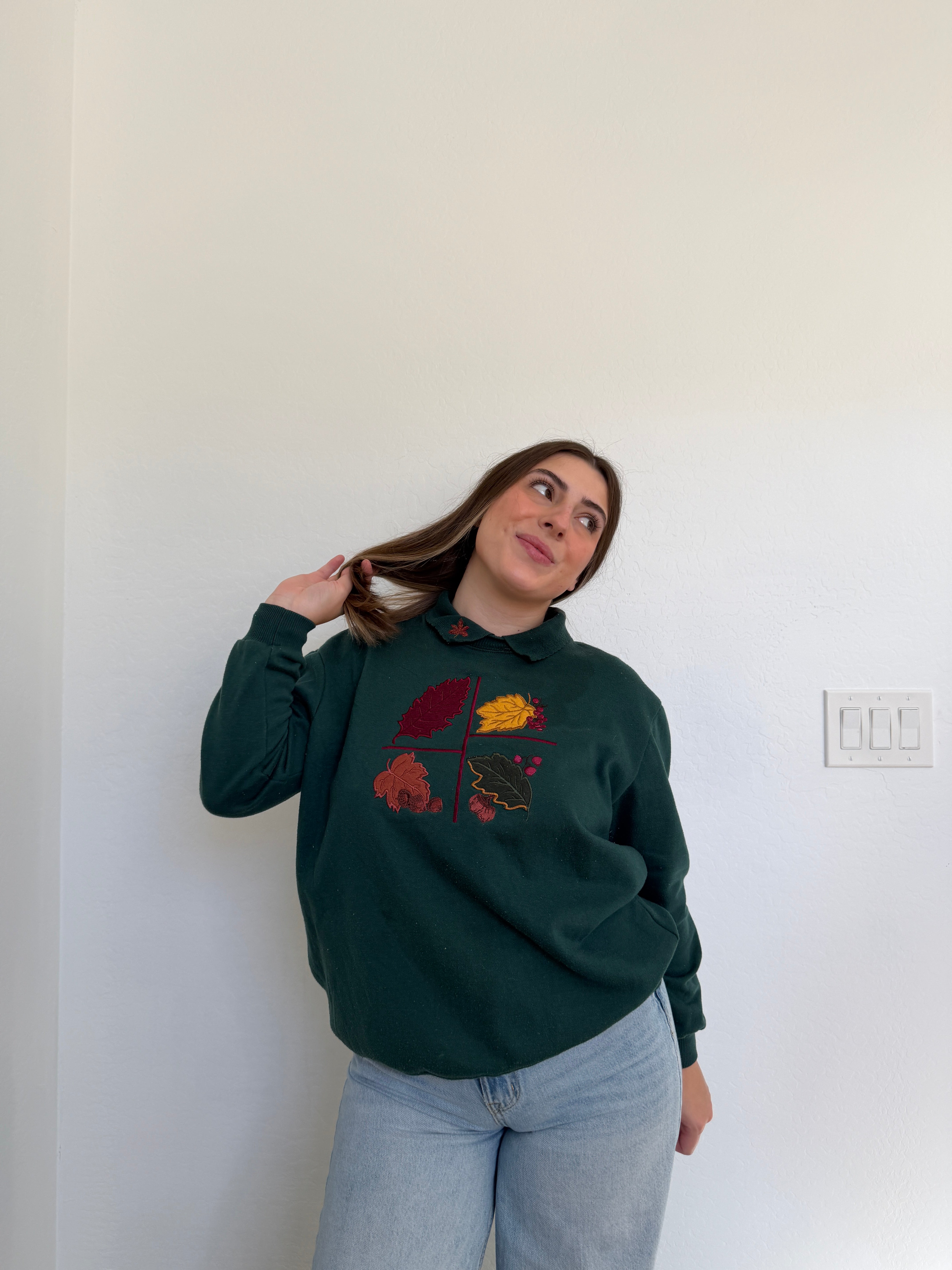 Falling Leaves Crewneck (M)
