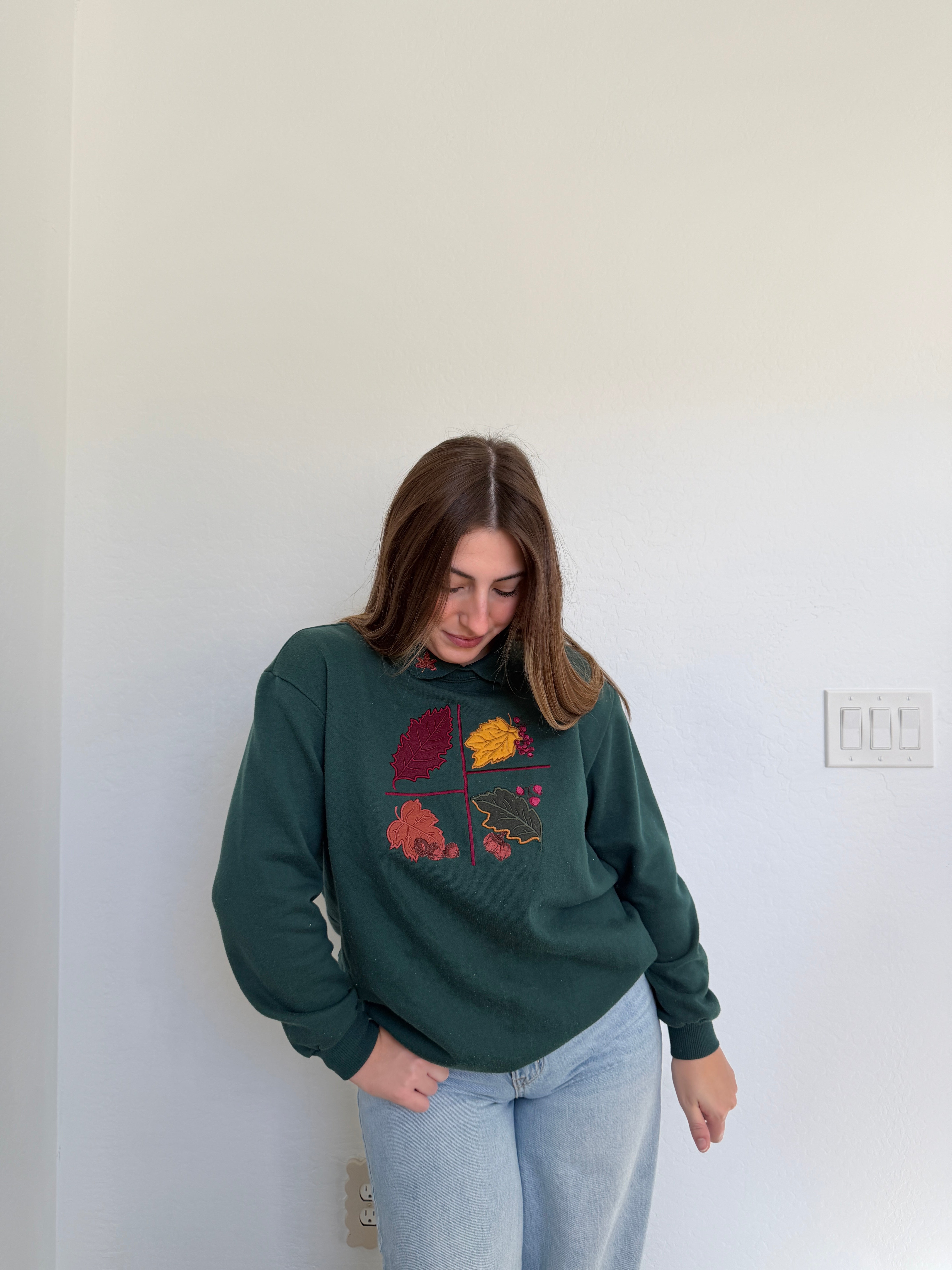 Falling Leaves Crewneck (M)