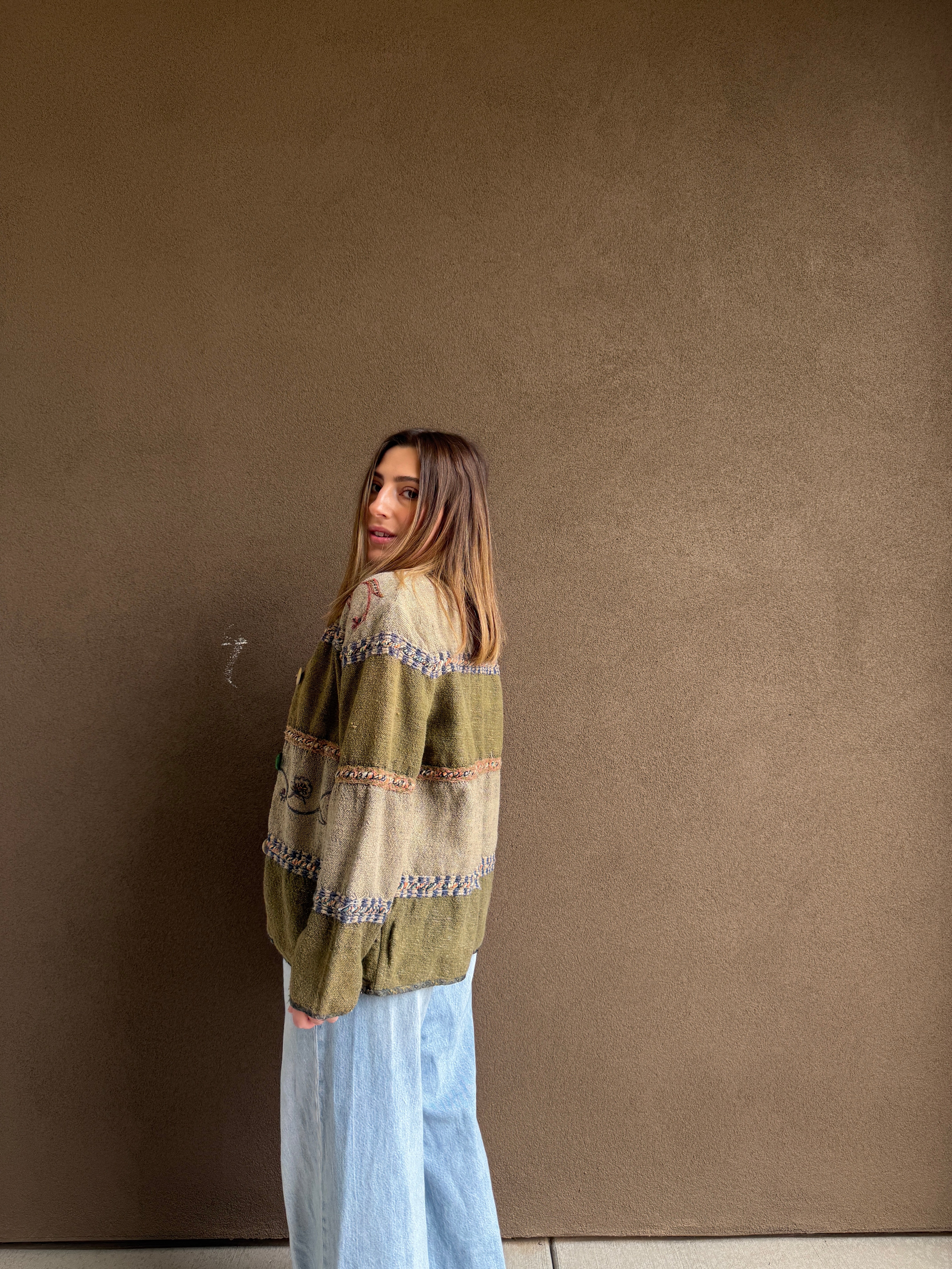 Embroidered Shacket (M)