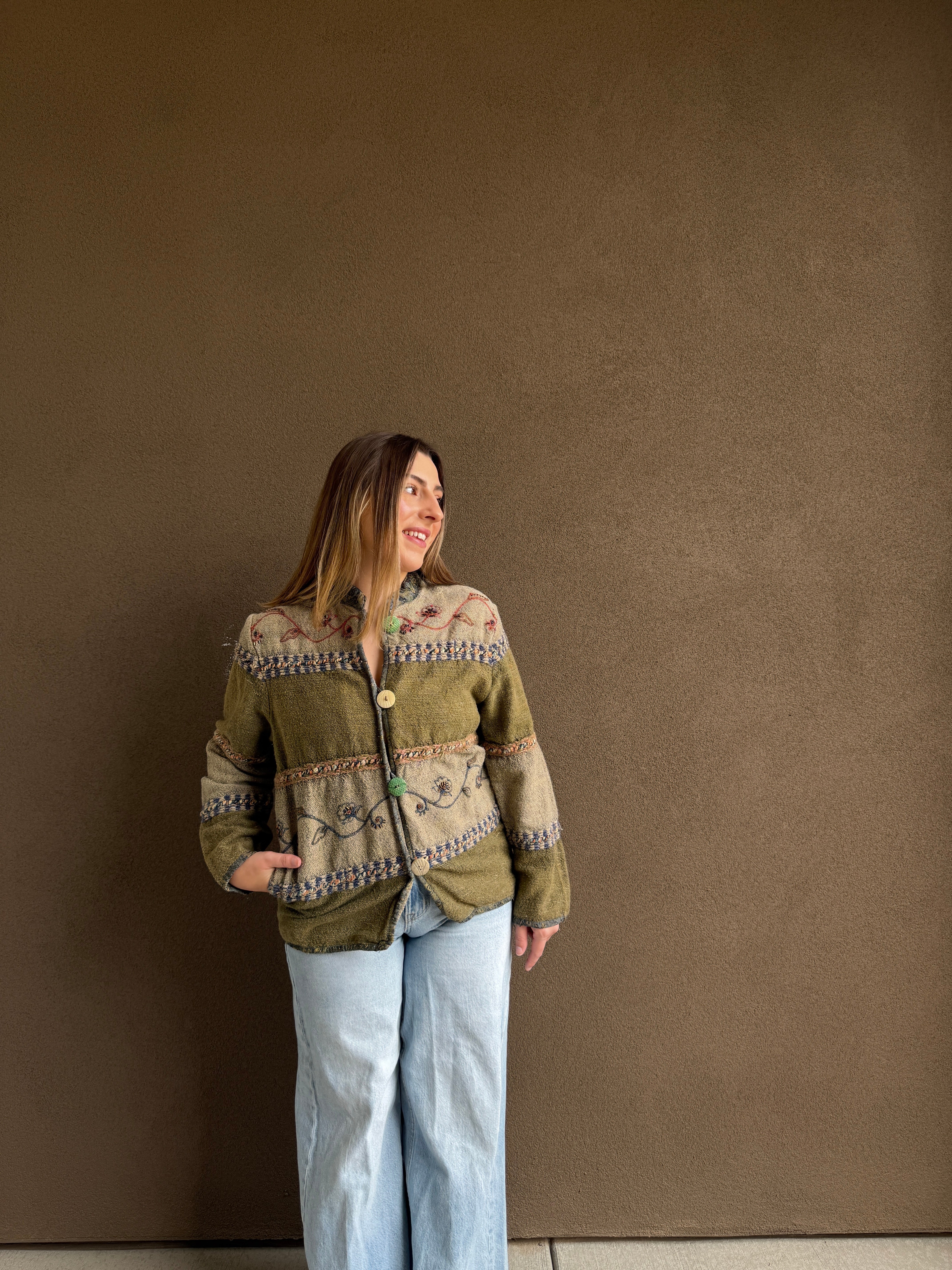 Embroidered Shacket (M)