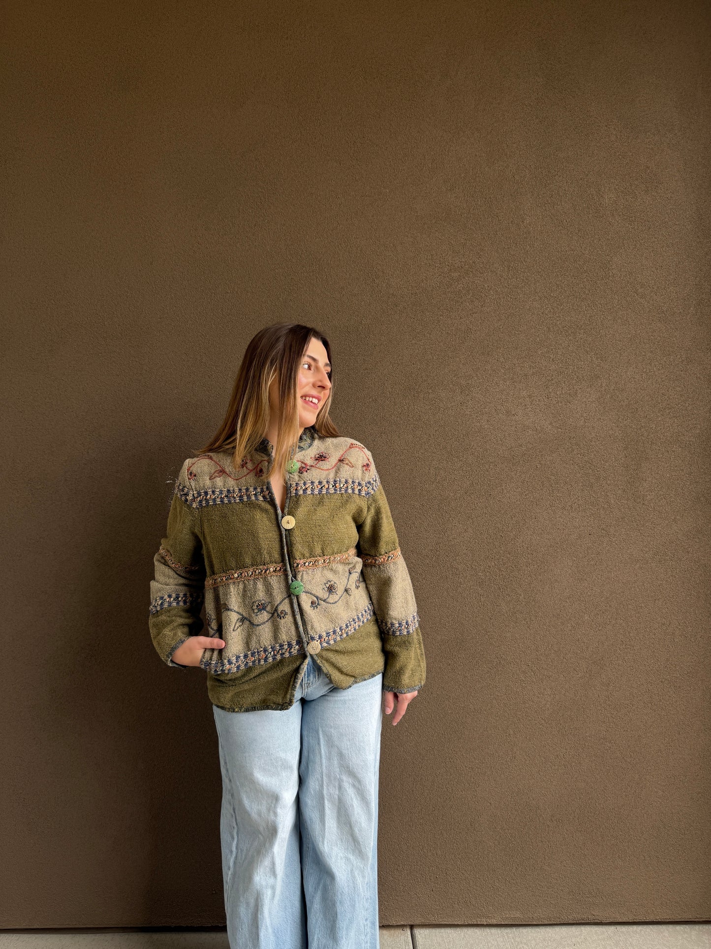Embroidered Shacket (M)