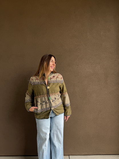 Embroidered Shacket (M)