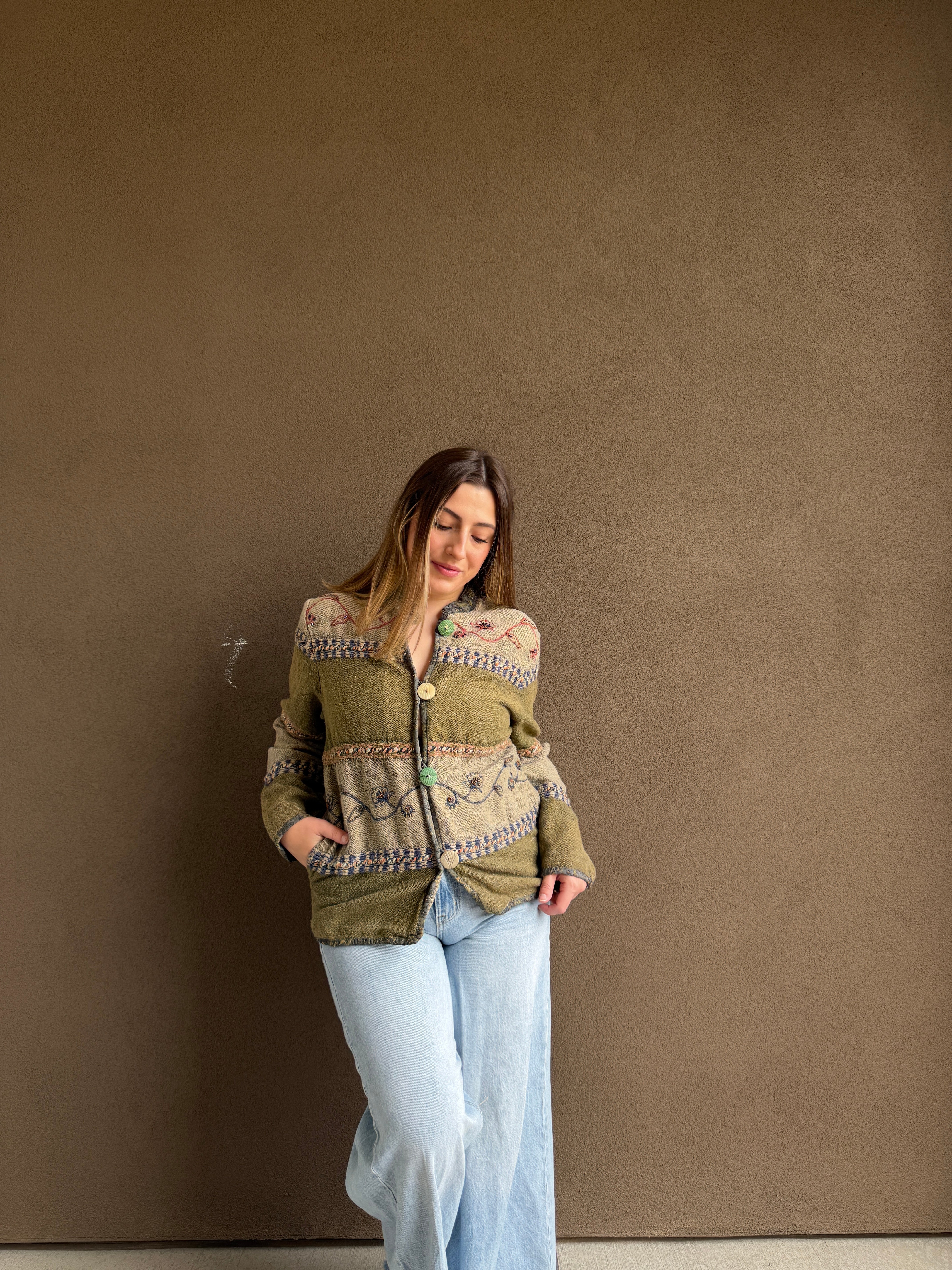 Embroidered Shacket (M)