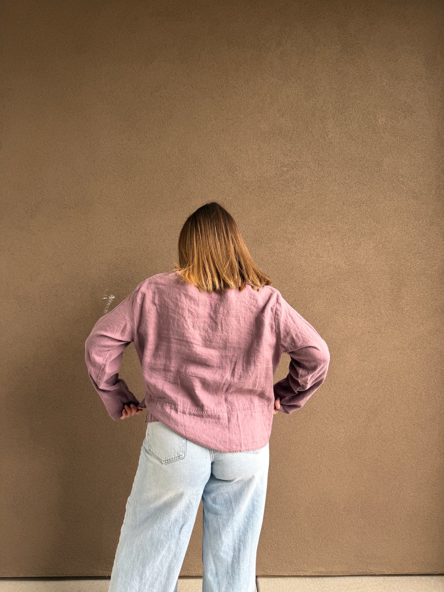 Purple Linen Blouse (LP)