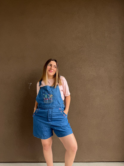 Vintage Gardening Overalls (L)