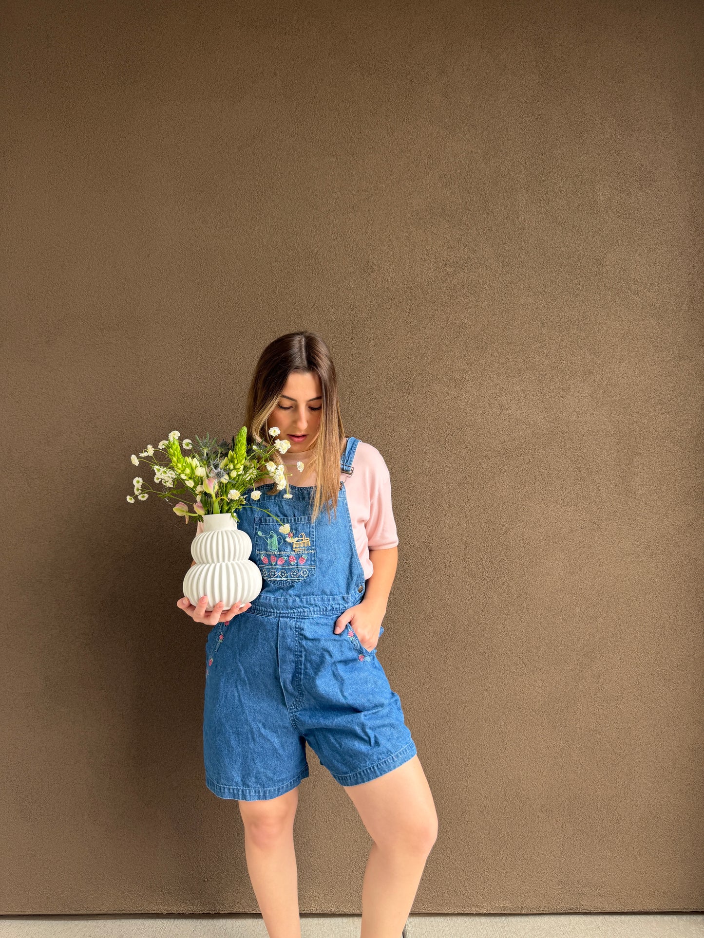 Vintage Gardening Overalls (L)