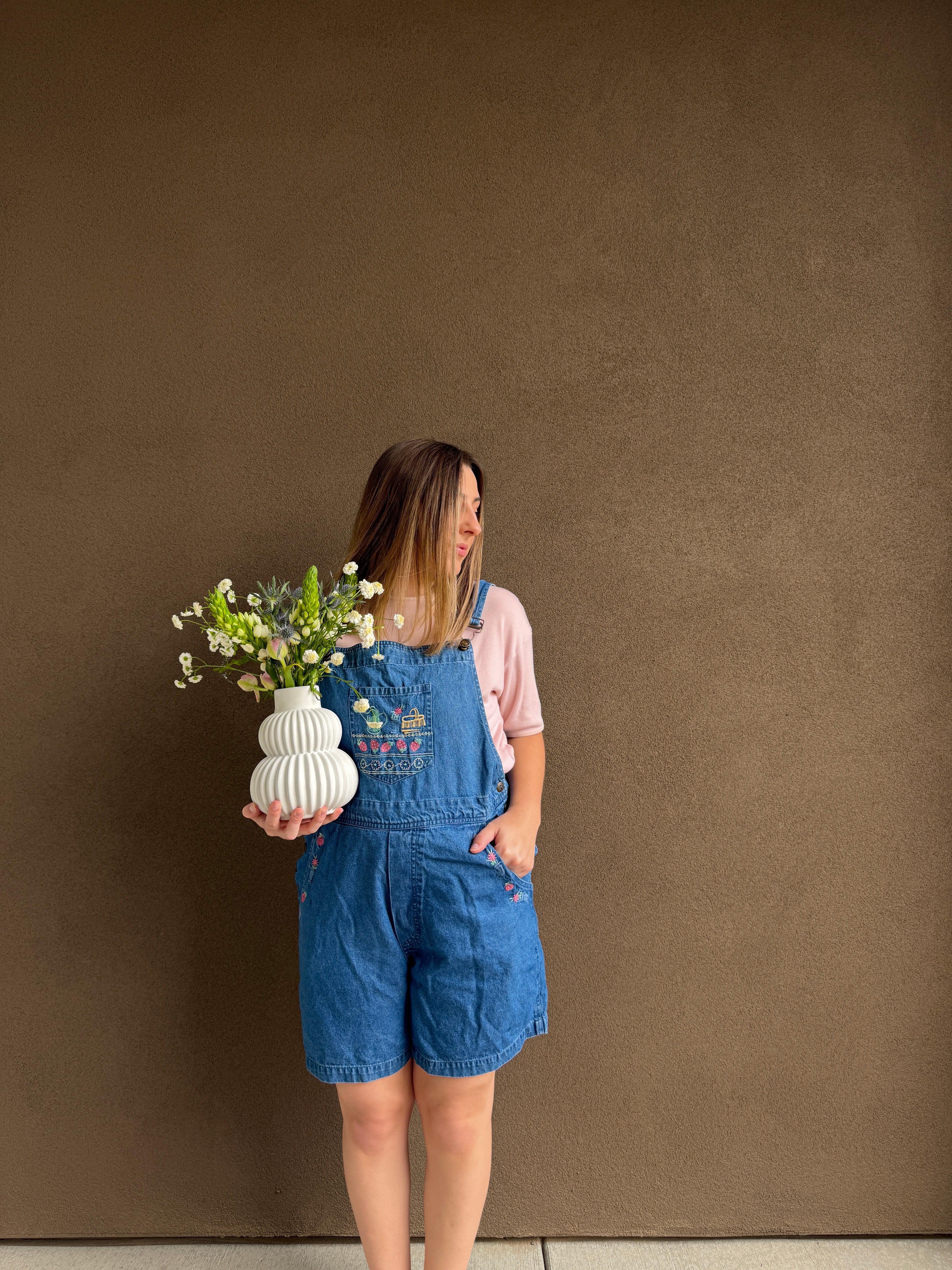 Vintage Gardening Overalls (L)